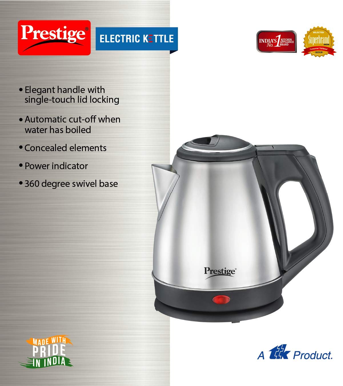 Prestige 1.2 Litres Electric Kettle